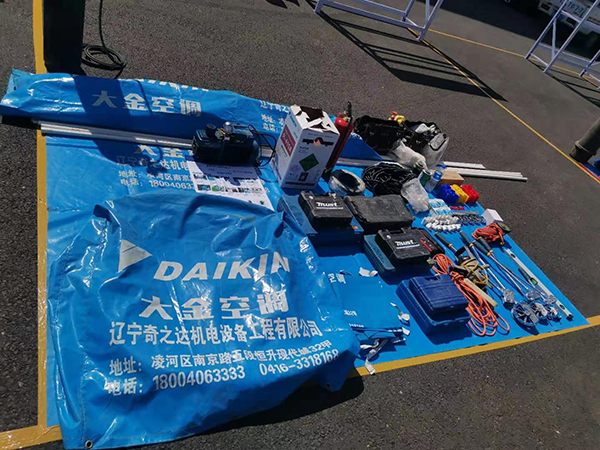 舒適家居部技師參加大金工事比武大賽